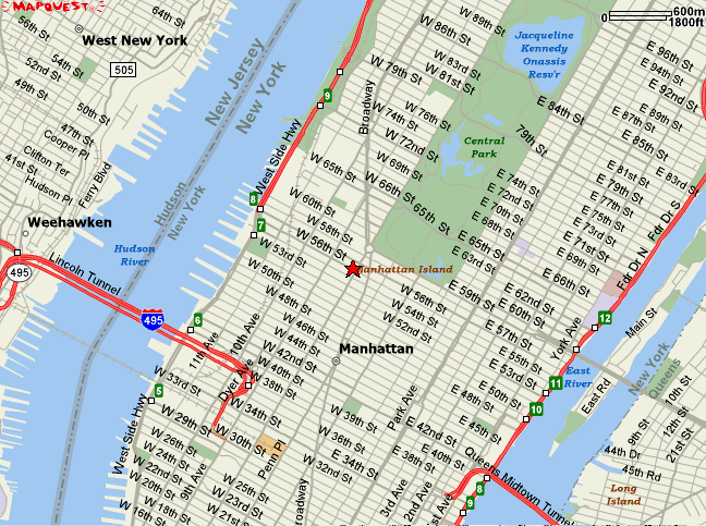 image gallery nyc city street map