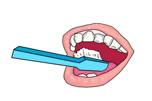 Routine teeth cleaning